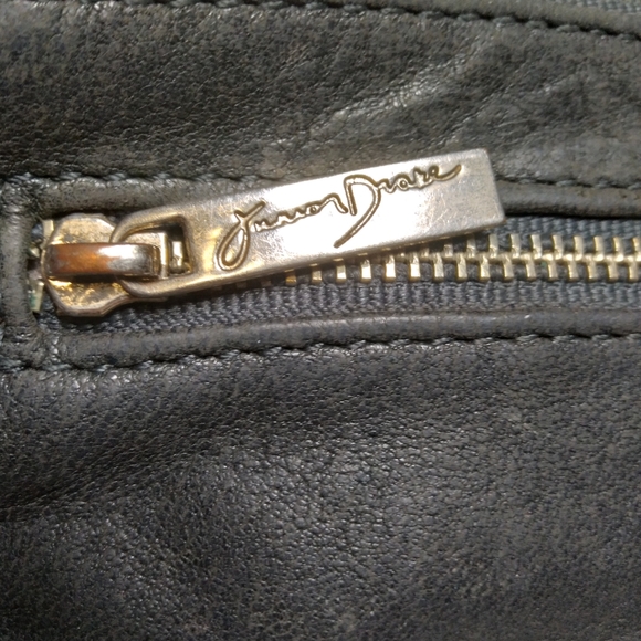 Vintage Junior Drake Purse Wallet Pin Up Girls black leather - Picture 6 of 9